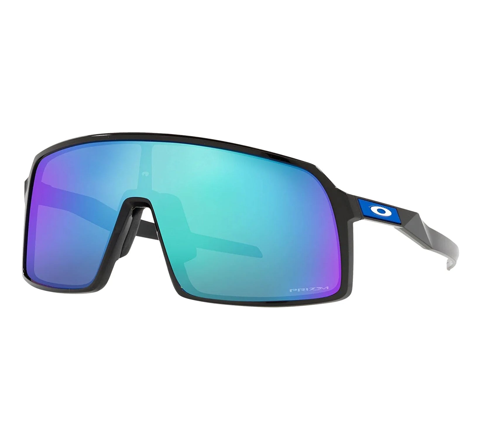 Oakley Sutro Sunglasses PolishedBlack Prizm Sapphire Oversized