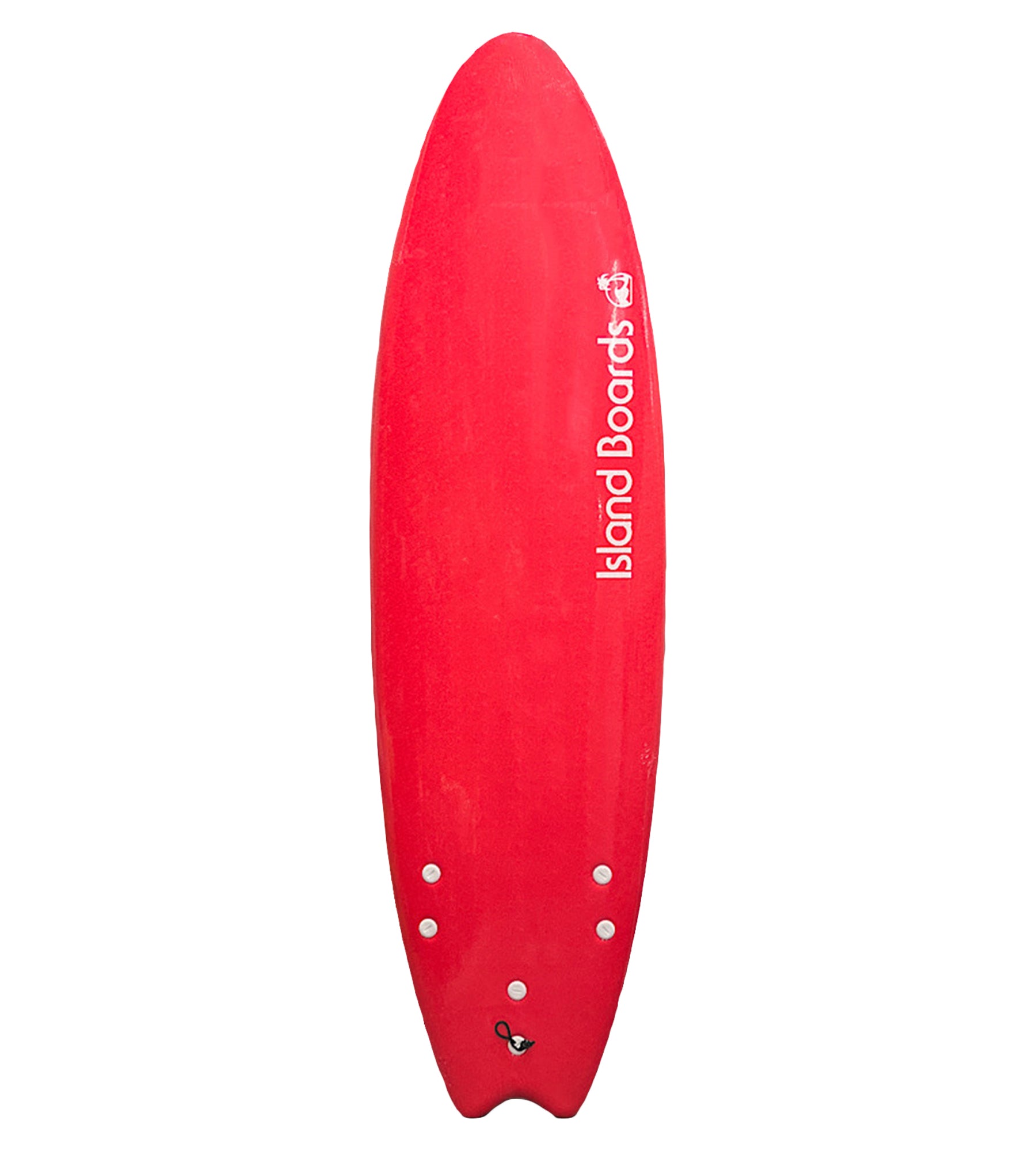 Island Water Sports Swallow Tail Softtop Surfboard Red 5ft6in