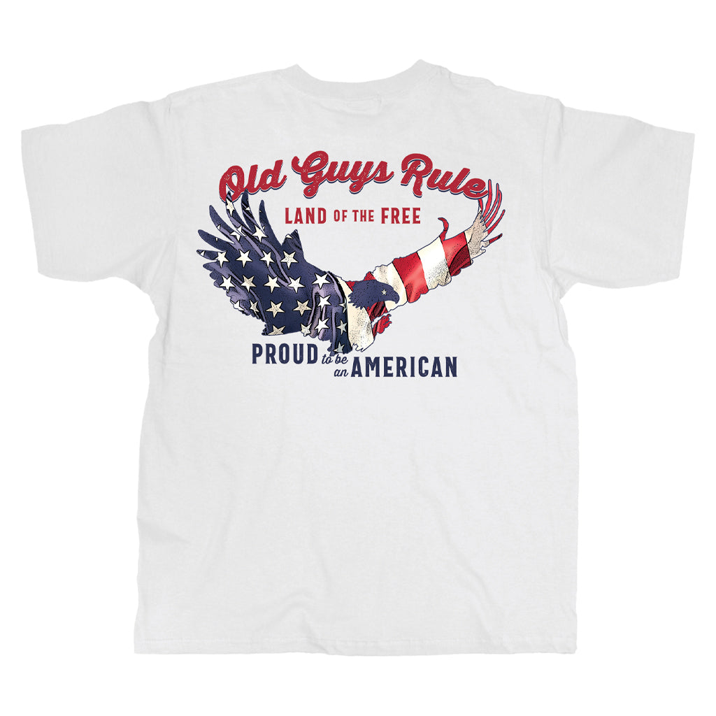 Old Guys Rule Land of the Free WHT M