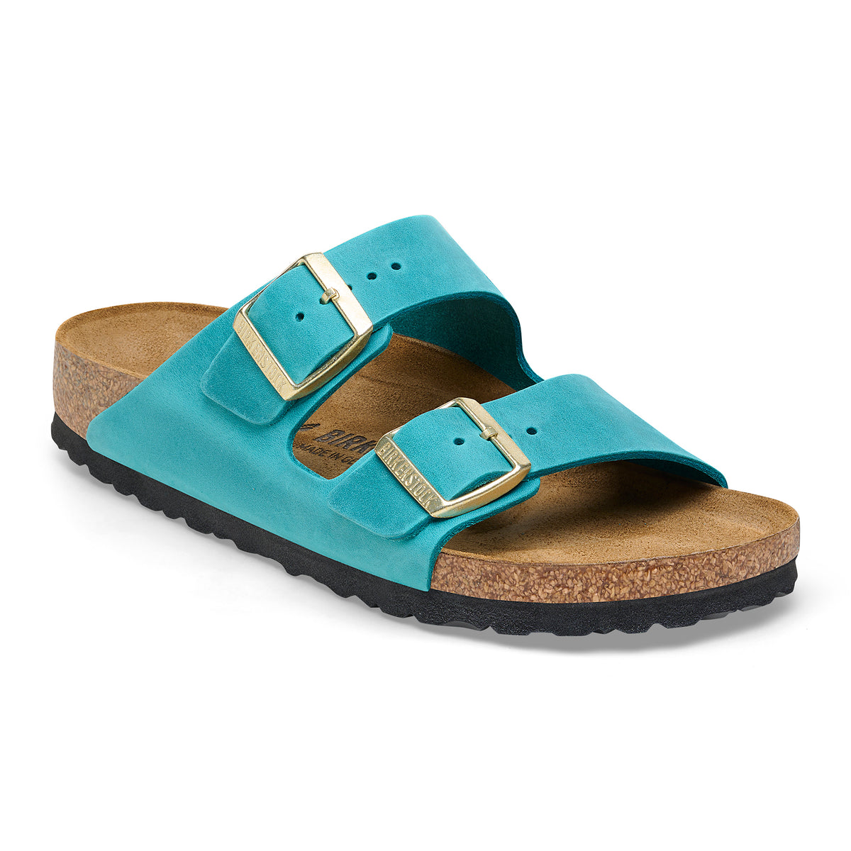 Birkenstock Arizona Womens Sandal Oiled Leather-Biscay Bay 6