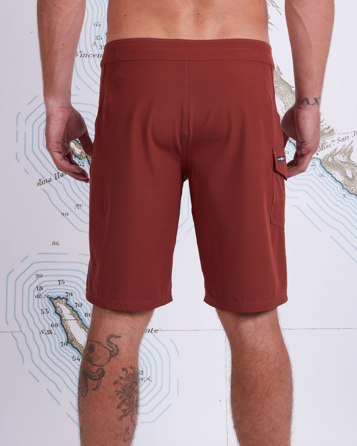 Salty Crew Lowtide Boardshort Redwood 30