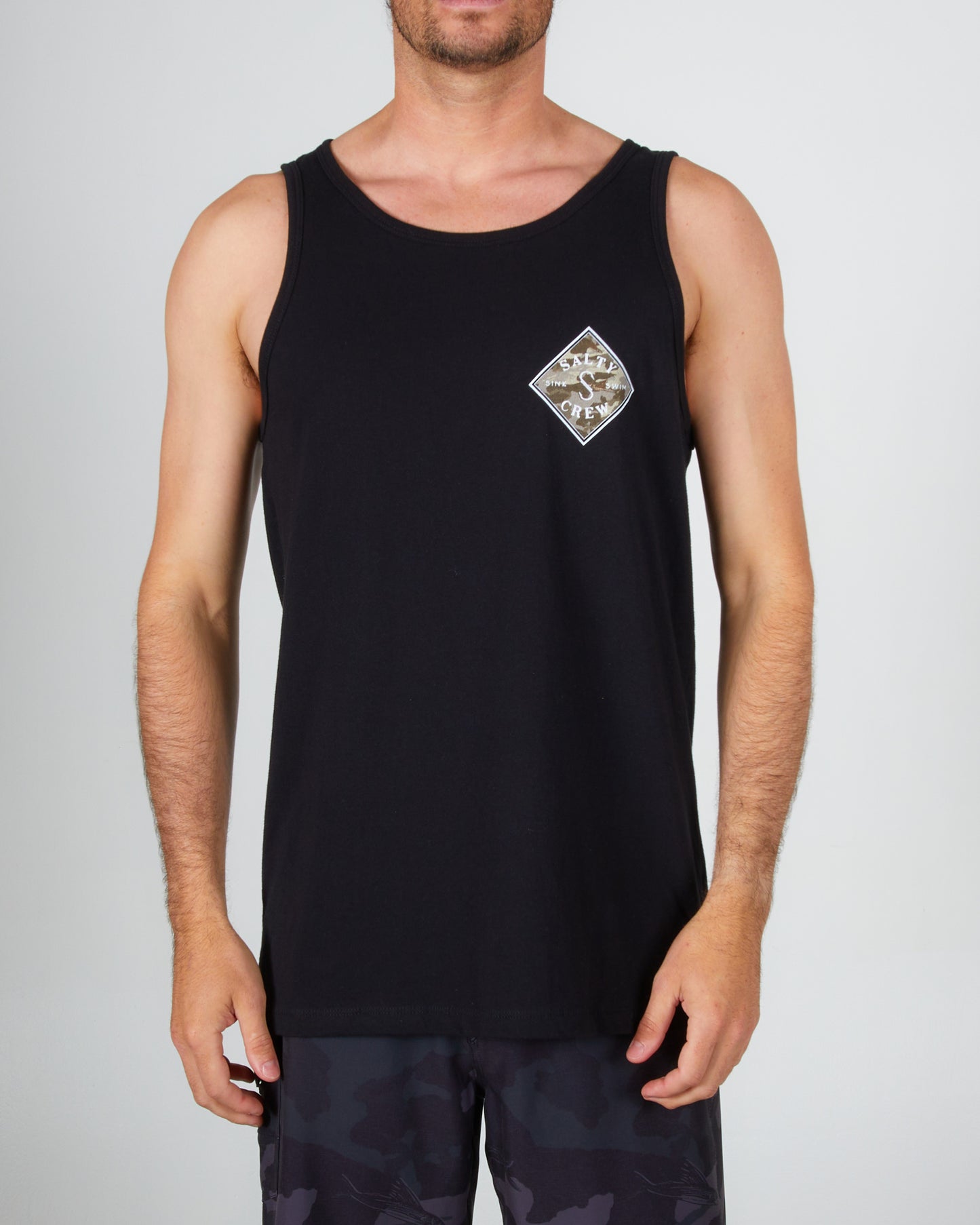 Salty Crew Tippet Lineup Tank BLK S