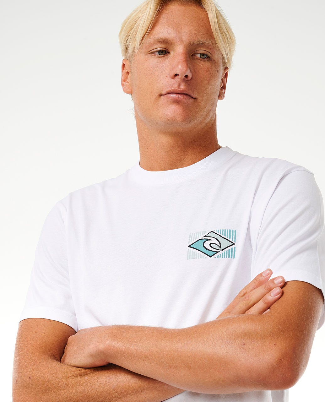 RIP CURL TRADITIONS TEE 1000-WHITE XXL