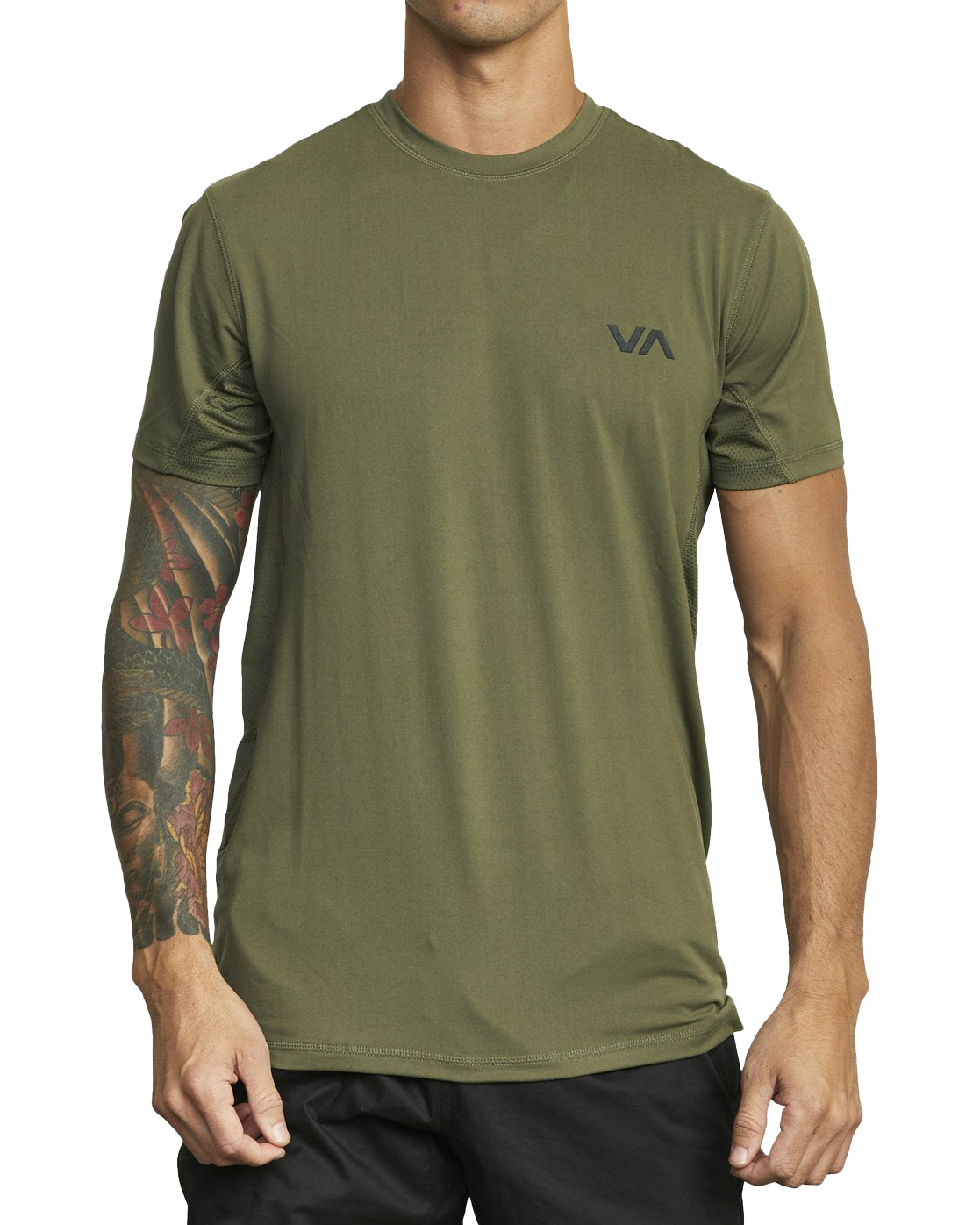 RVCA Sport Vent SS Tee OLV-Olive M