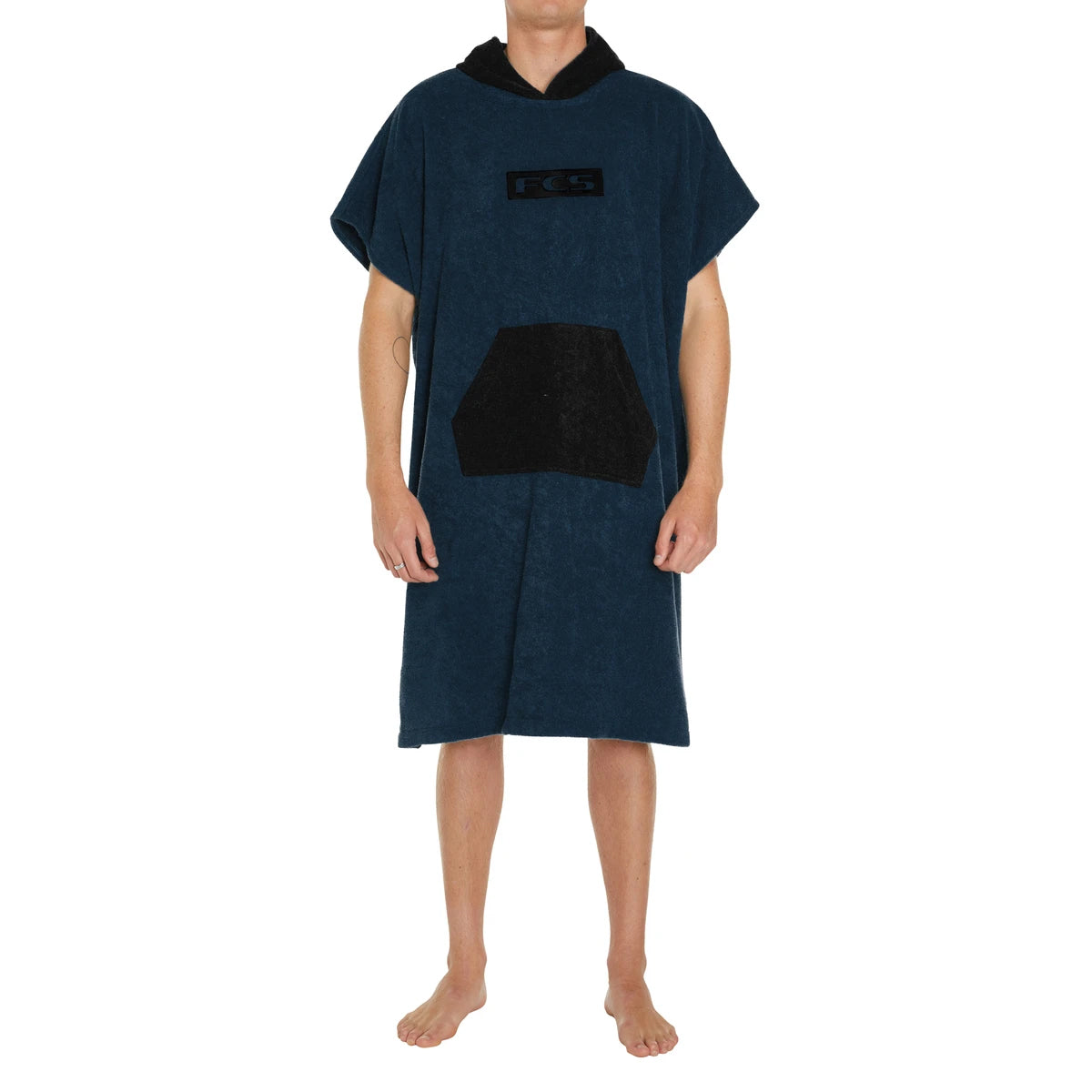 FCS Towel Poncho Navy-Black