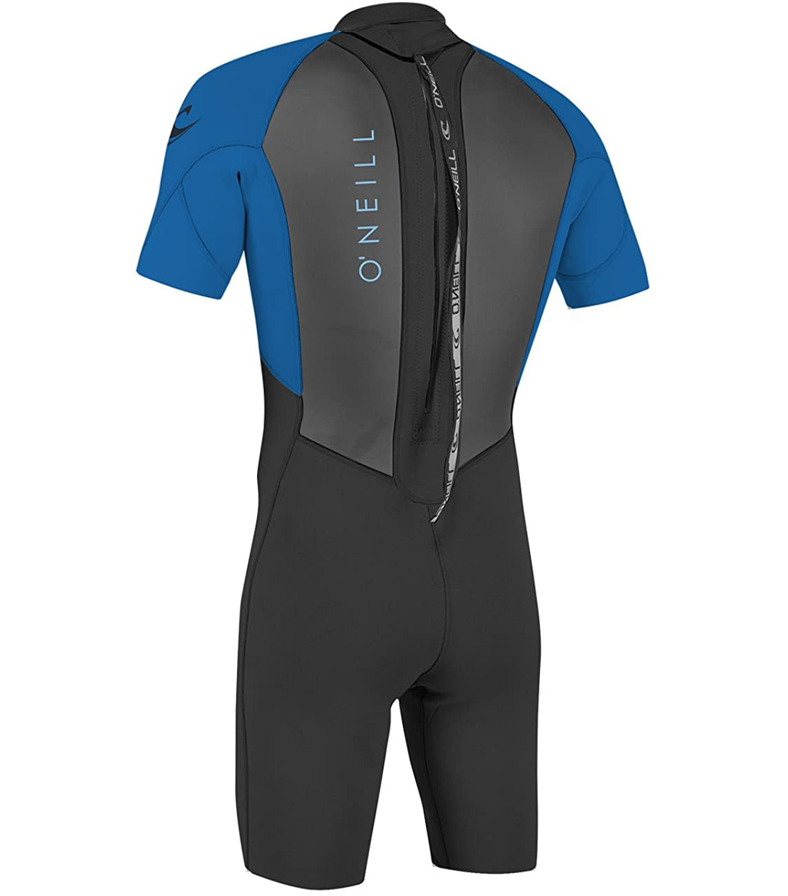 O Neill Reactor-2 2mm Back Zip Boys Springsuit EJ7-Black-Ocean 16