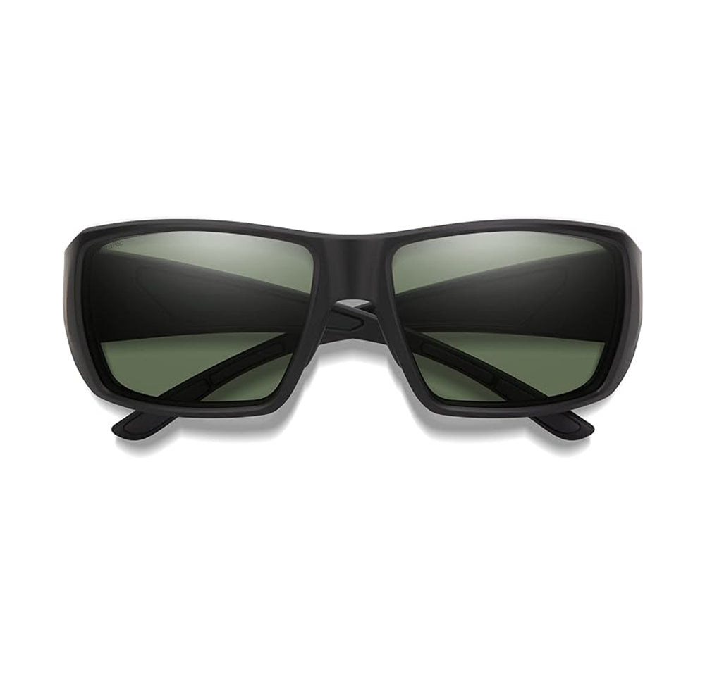 Smith Guides Choice S Polarized Sunglasses MatteBlack GreyGreen ChromaPopGlass