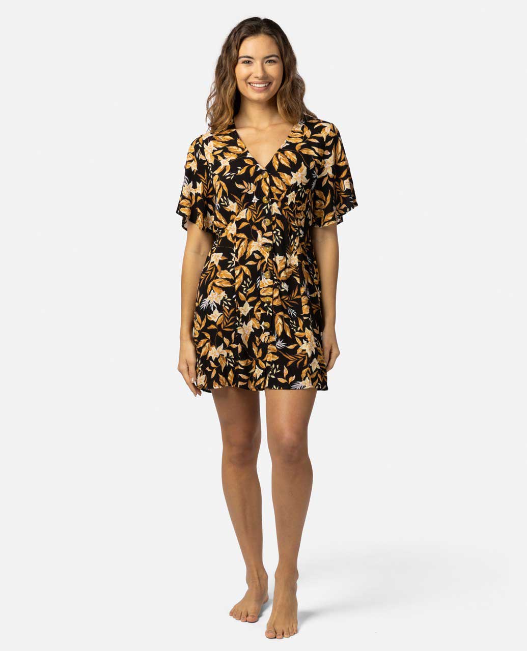 Rip Curl La Isla Button Through Dress 0090 S