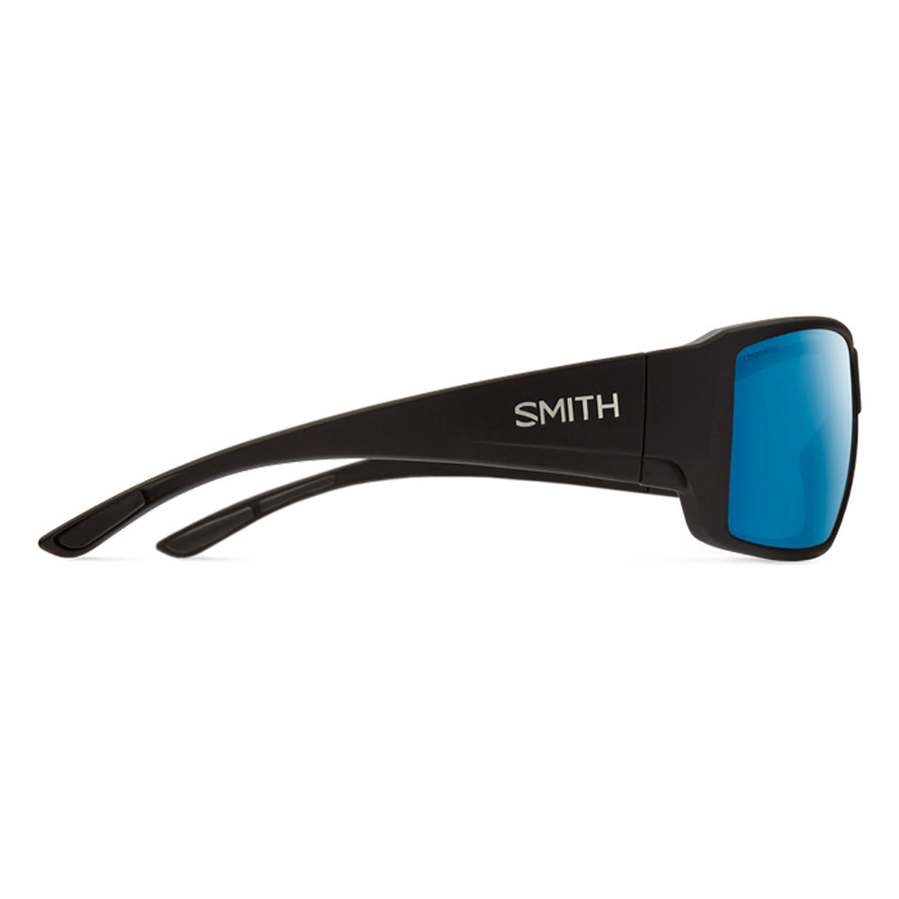 Smith Guides Choice Polarized Sunglasses MatteBlack BlueMirror ChromapopGlass