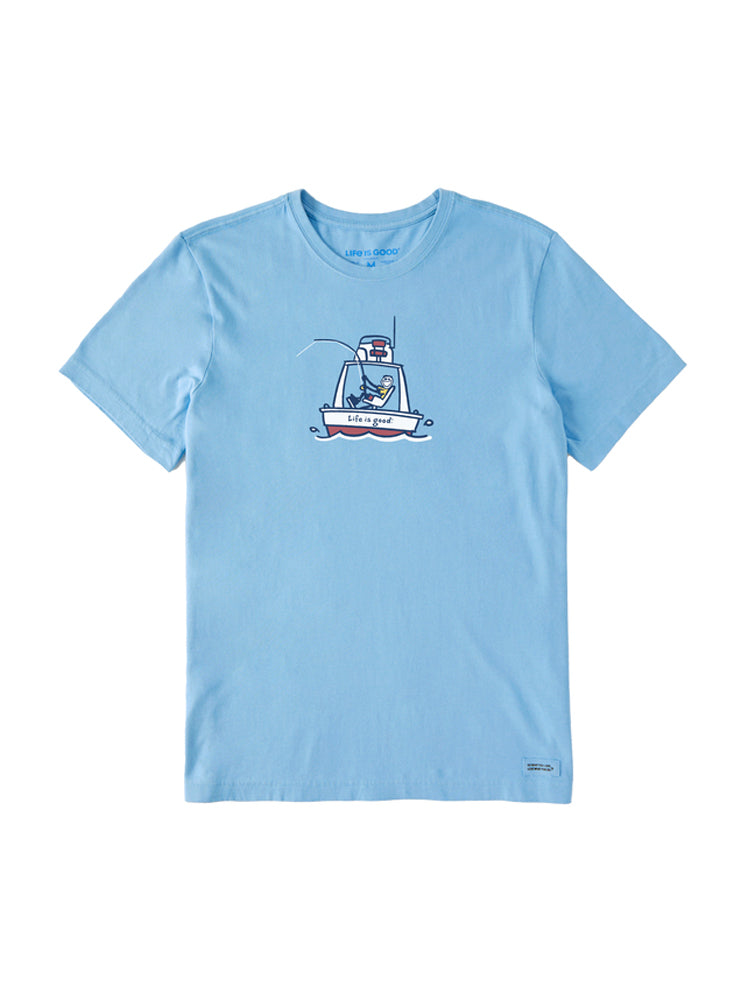 Life Is Good Jake Sport Fishing SS Tee Blue XXXL