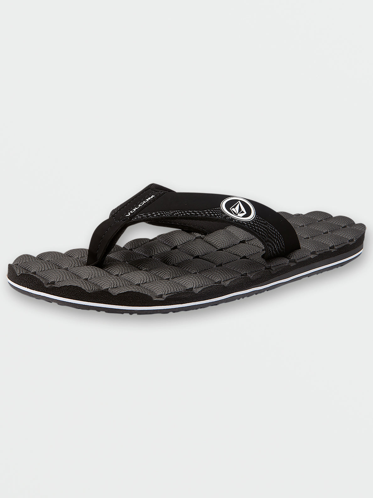 Volcom Recliner Mens Sandal BWH23-Black White 8