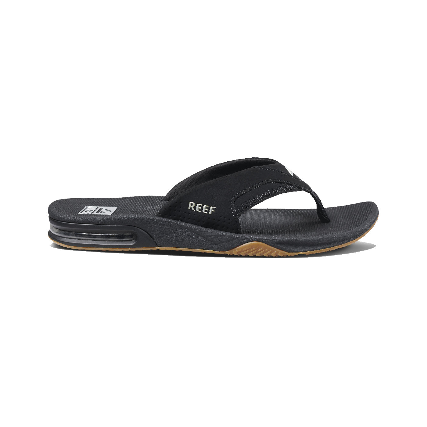Reef Fanning Mens Sandal Black-Silver 6