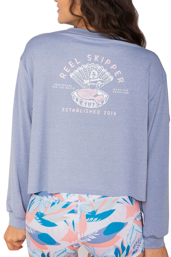 Reel Skipper La Girlfriend Top Zen Blue L