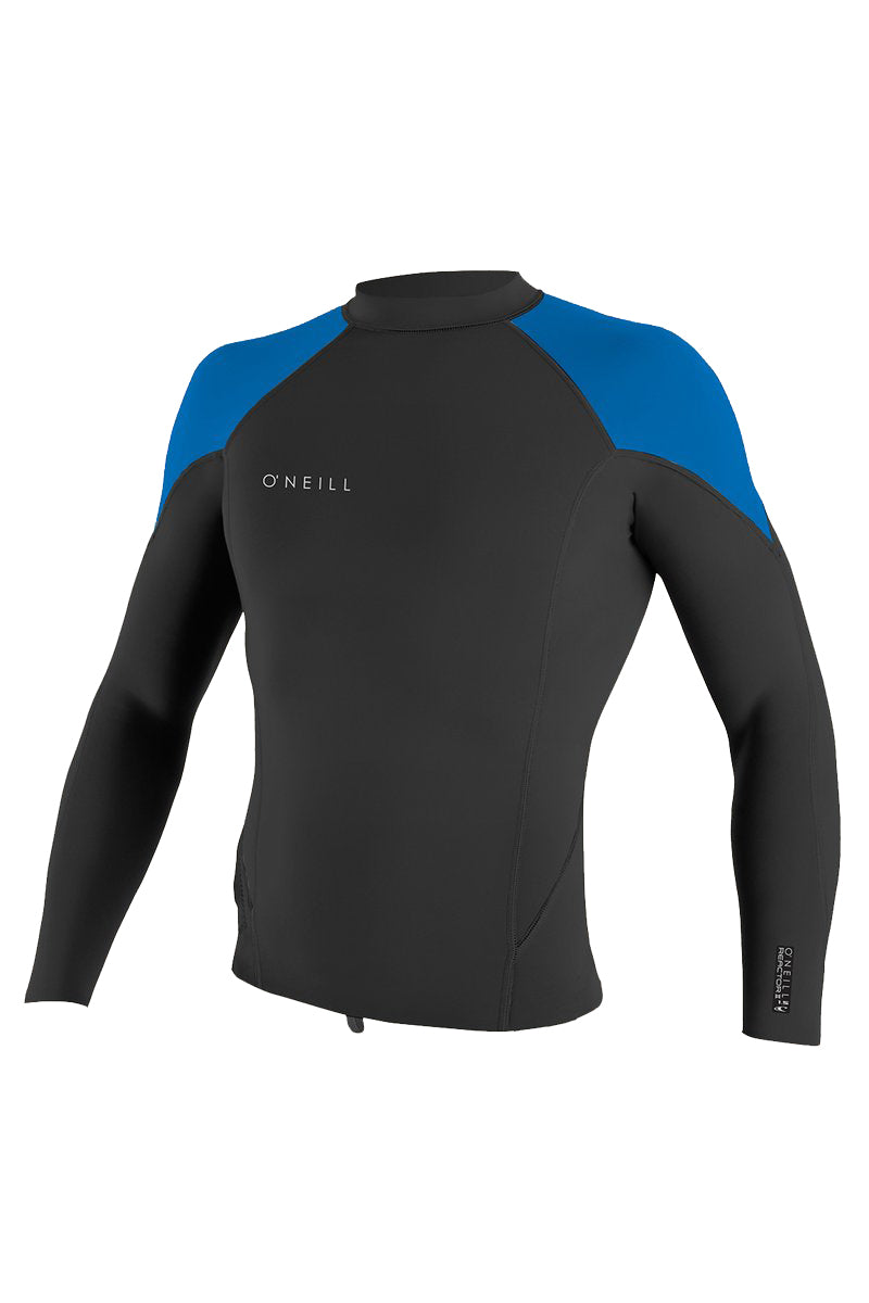 O Neill Reactor-2 1.5/1.0mm L/S Boys Wetsuit Jacket ES8-Black-Ocean-Ocean 14