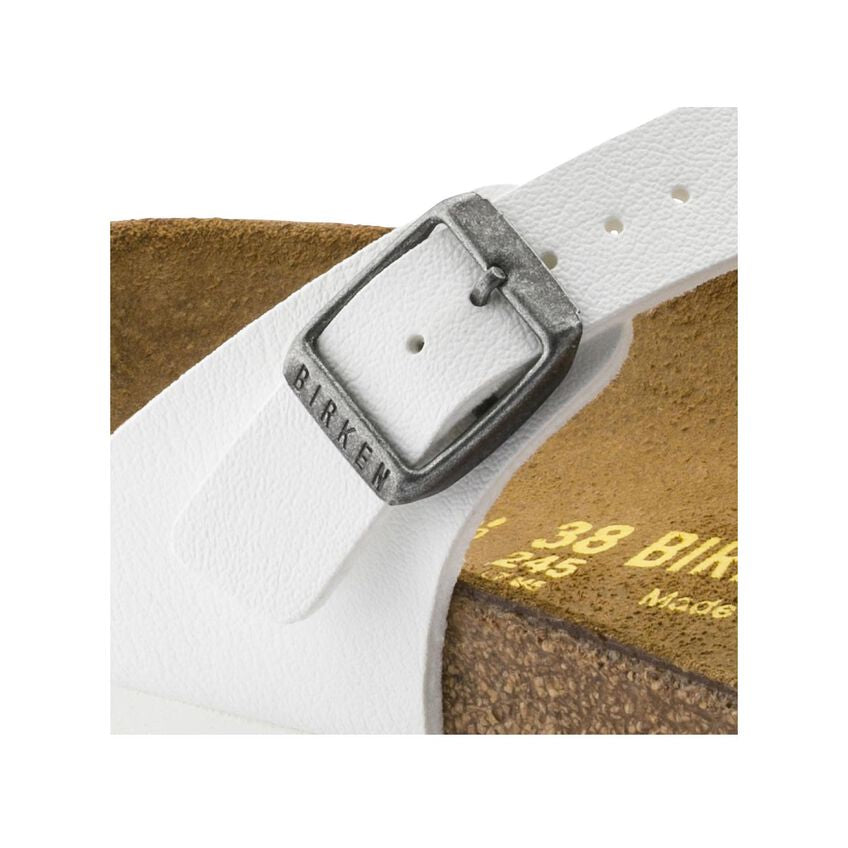 Birkenstock Gizeh Womens Sandal Birko-Flor-White 5