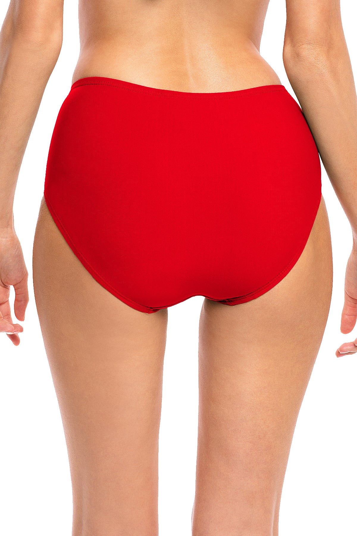 H20 Retro Highwaisted Bikini Bottom RED XL