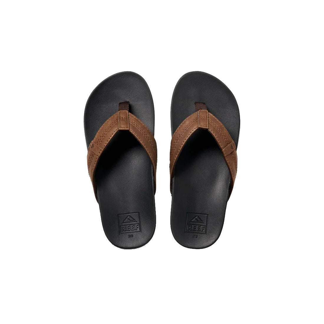 Reef Kids Cushion Phantom Boys Sandal Black-Brown23 13 C
