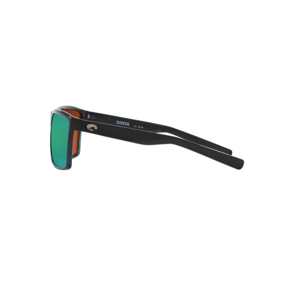 Costa Del Mar Rincon Polarized Sunglasses ShinyBlack GreenMirror 580P