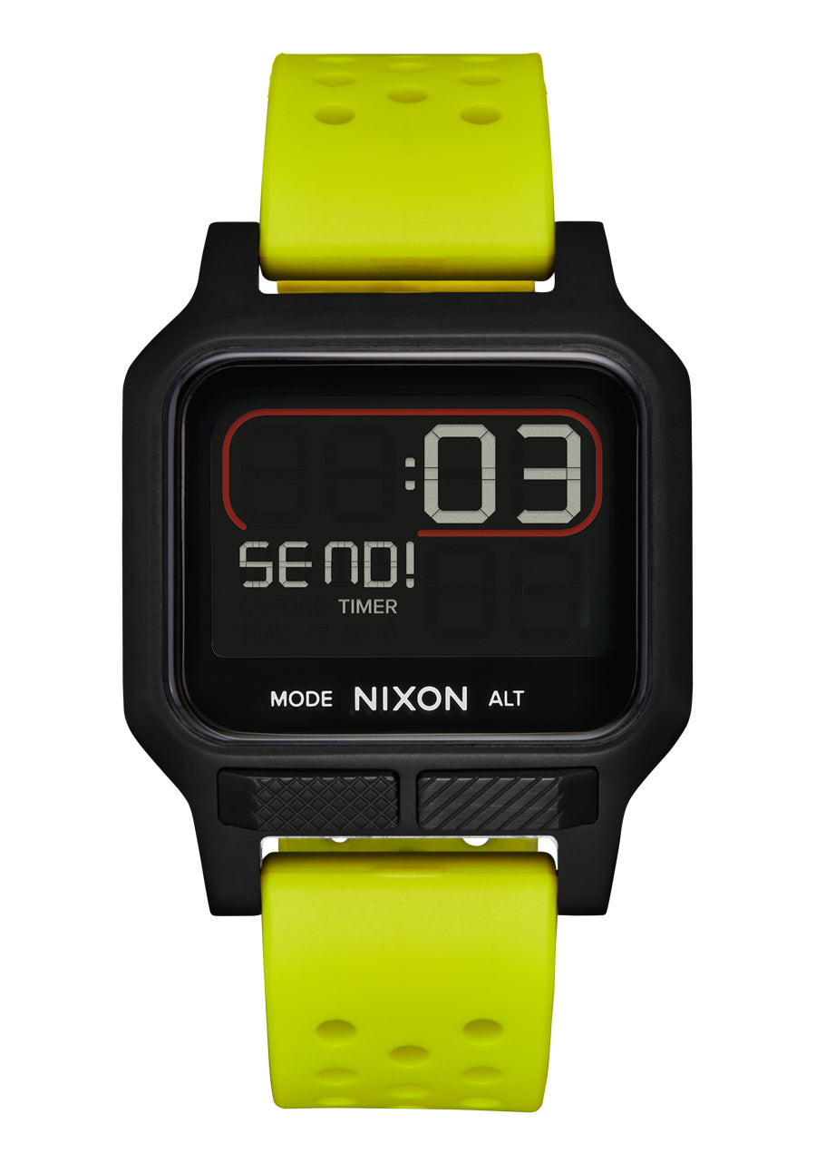 Nixon The Heat Watch 5154-Citron-Black
