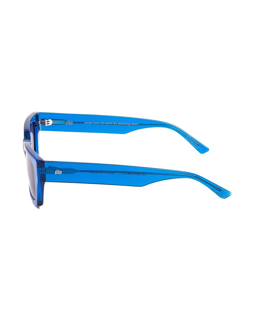 Sito Outer Limits Polarized Sunglasses ElectricBlue IronGrey