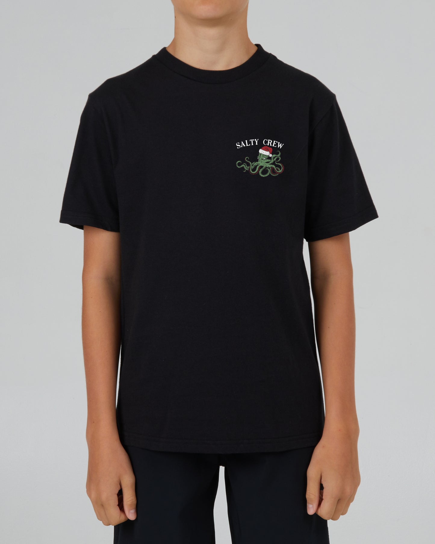 Salty Crew Boys Octomas SS Tee BLK L