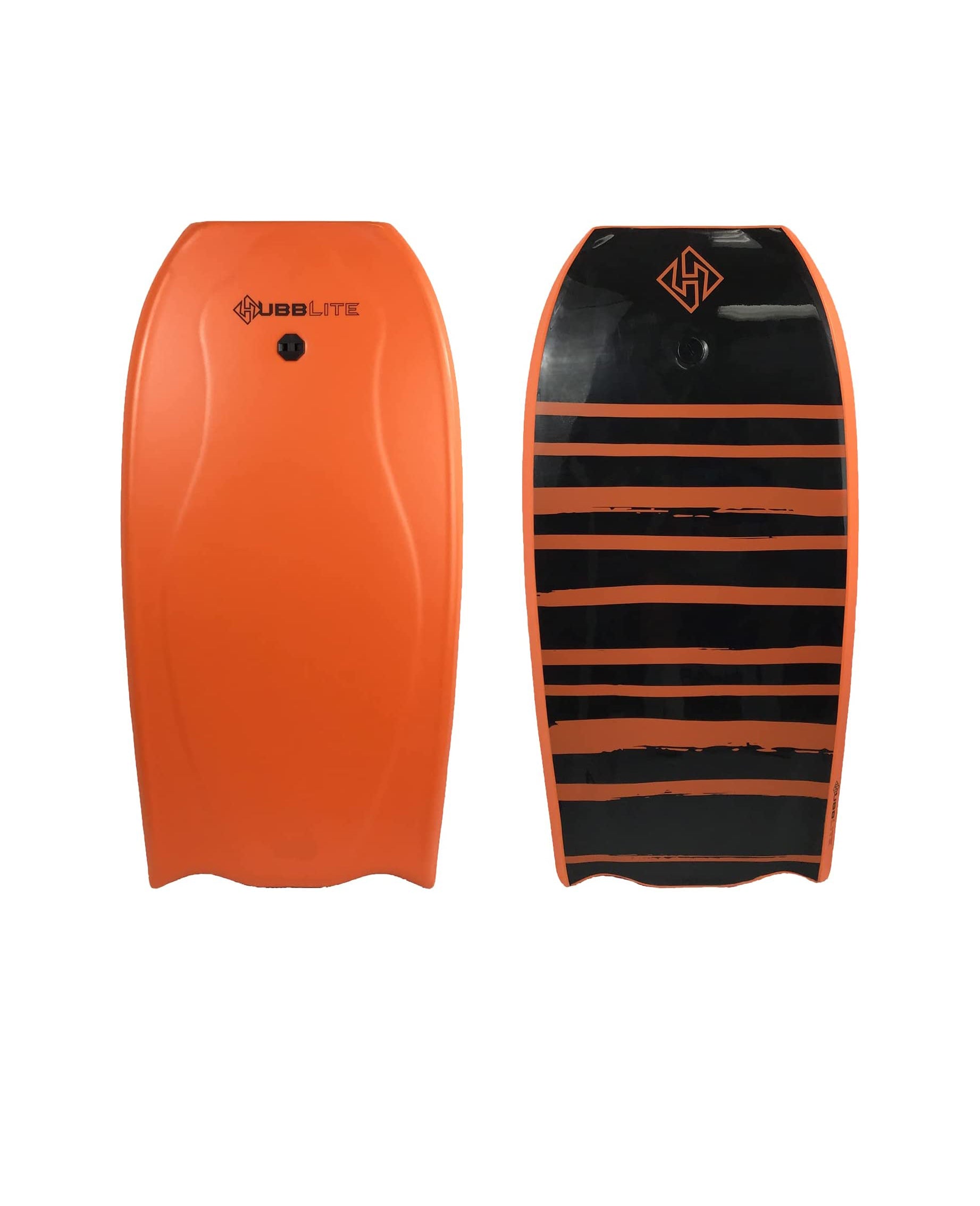 Hubboards Hubblite Bodyboard Orange-Orange-Black 45in