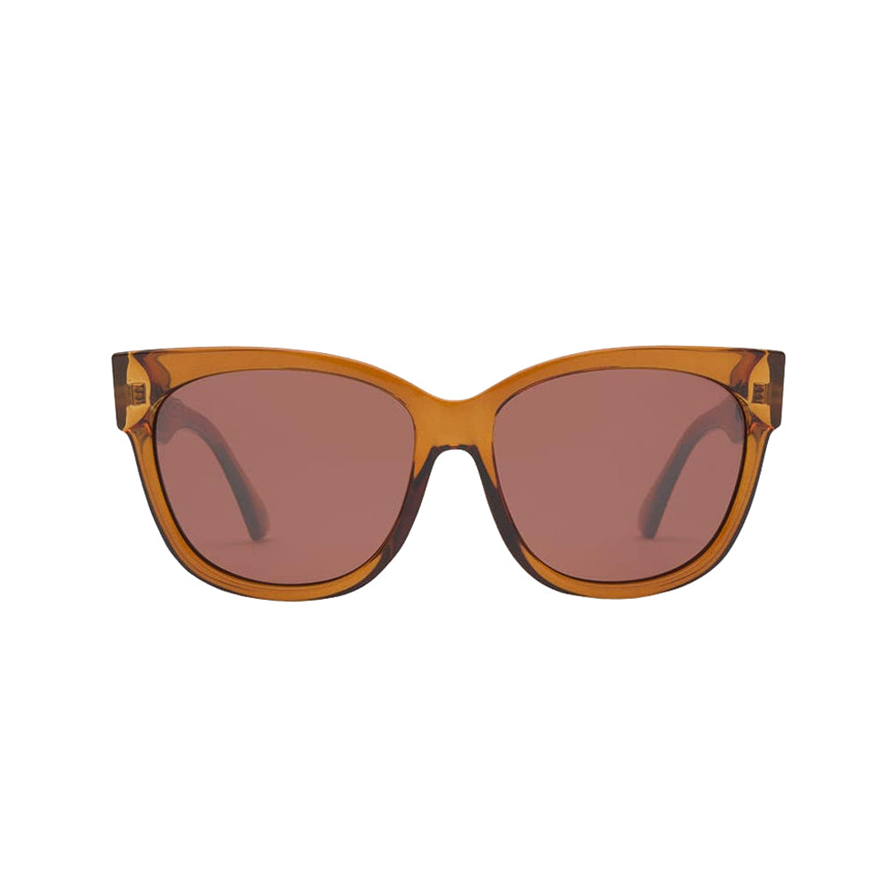 Electric Danger Cat Polarized Sunglasses Sunset Rose Oversized