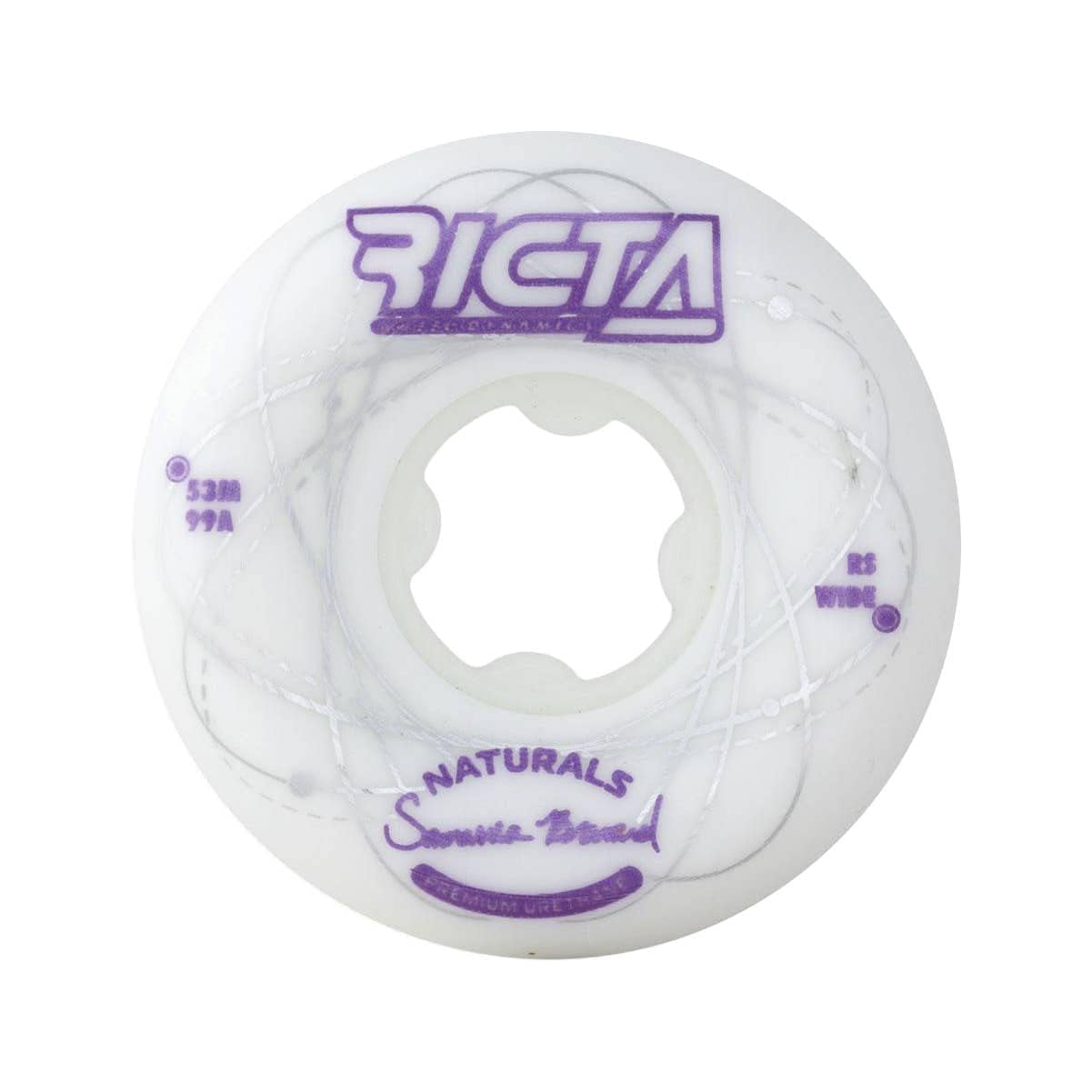 Ricta Orbital Natural 99a Wheels White Purple 53mm Wide