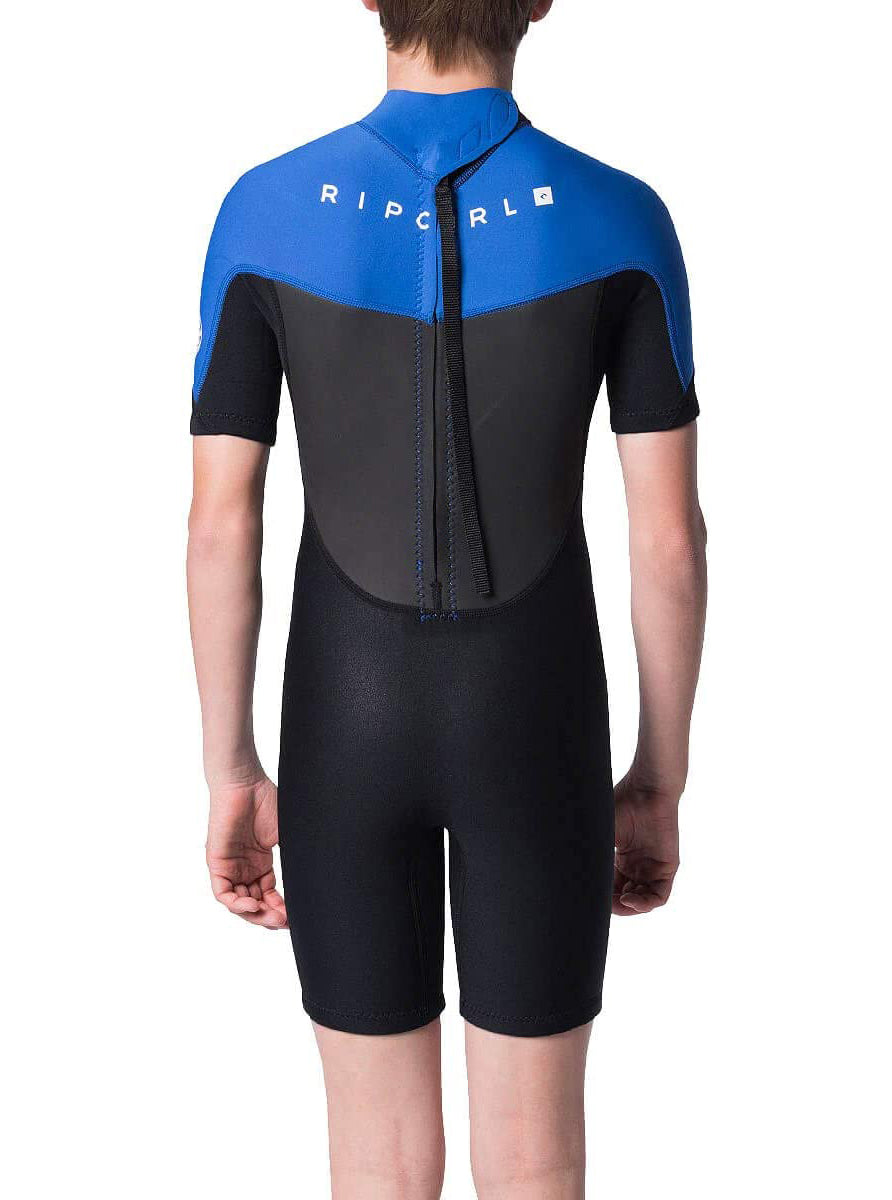 Rip Curl Omega 1.5mm Back Zip SS Boys Springsuit