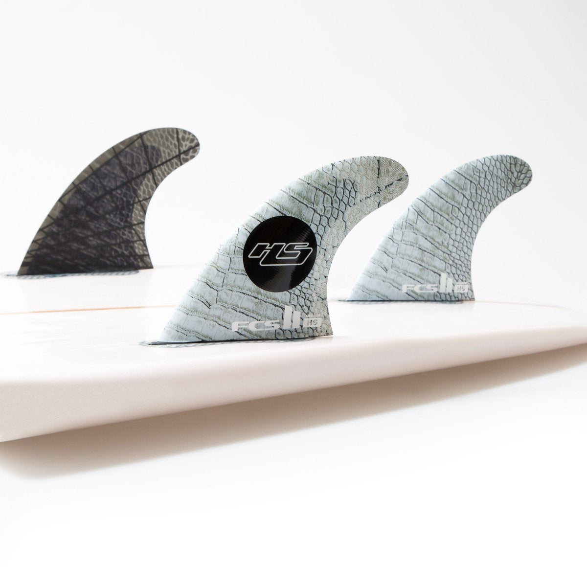 FCS 2 HS PC Carbon Tri-Quad Fin Set M