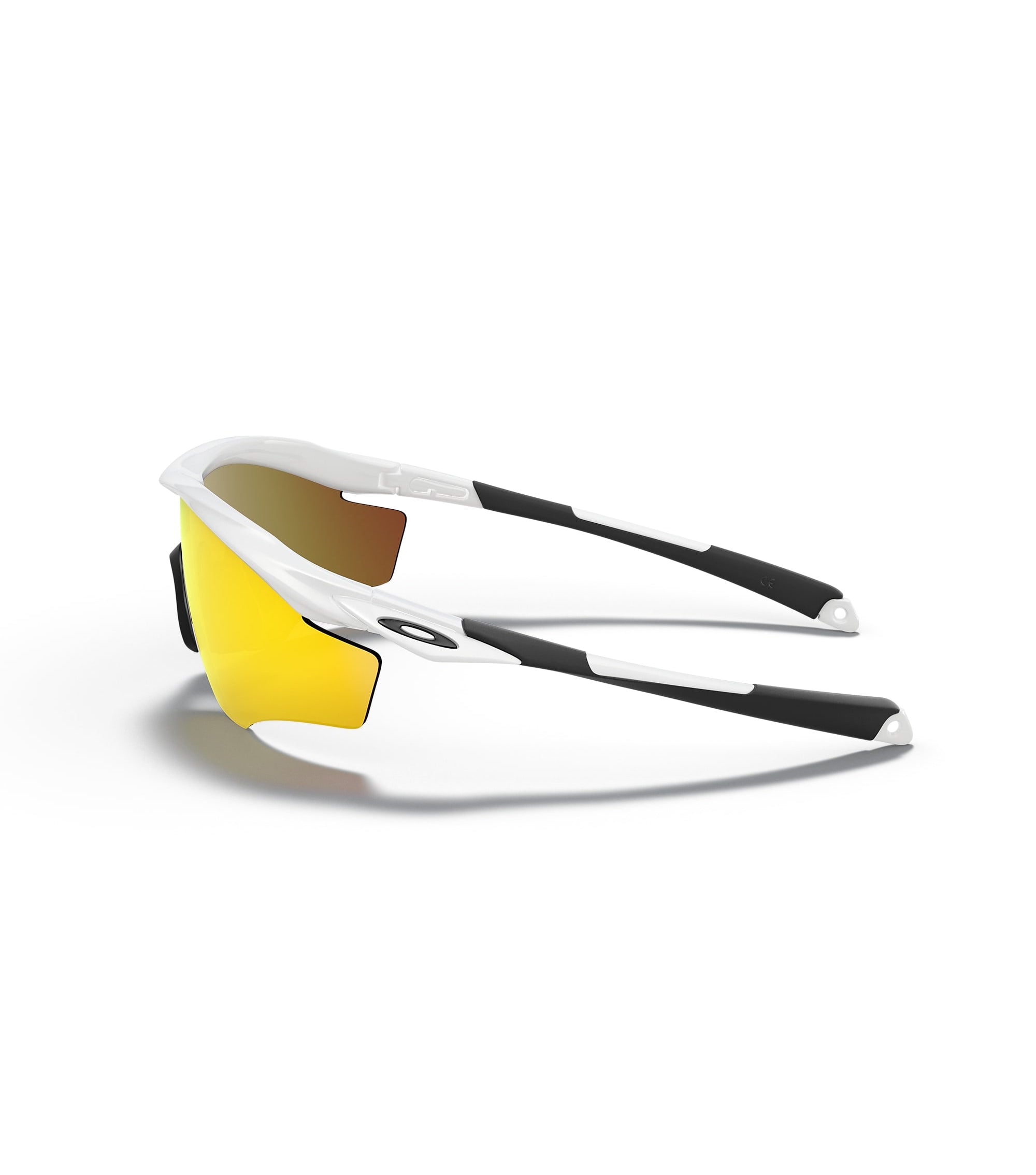 Oakley M2 XL Sunglasses PolishedWhite Fire Iridium Wrap