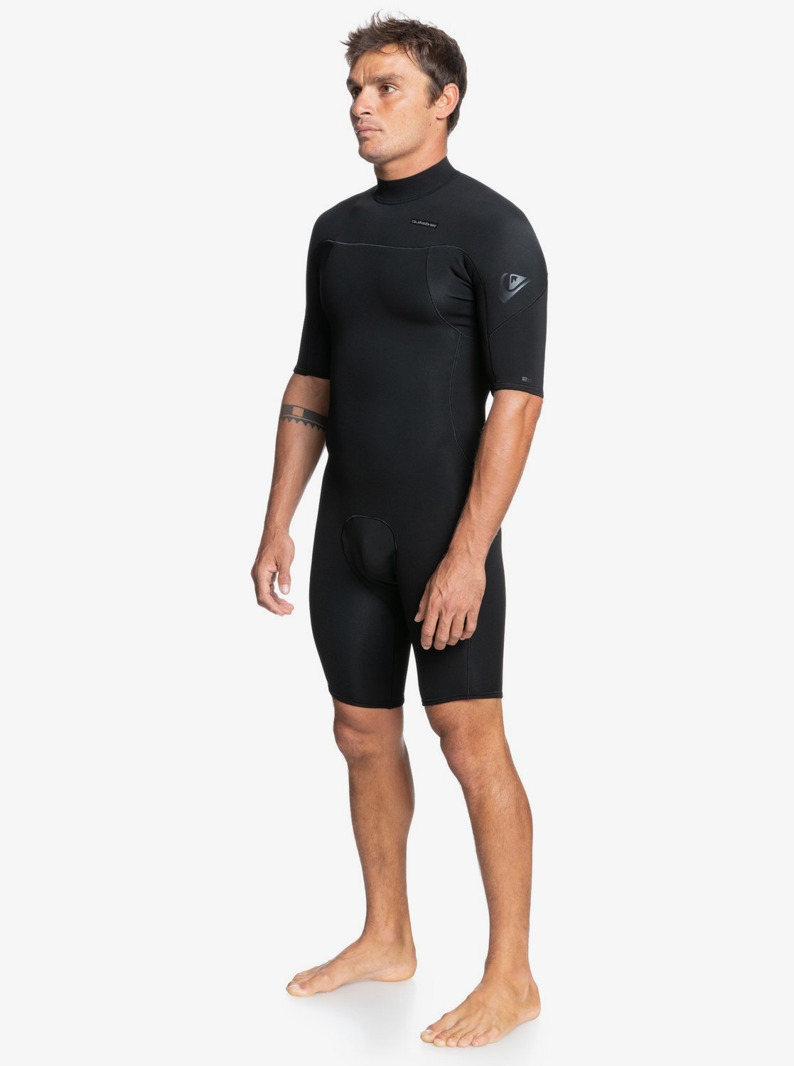 Quiksilver Everyday Sessions 2/2mm SS Back Zip Springsuit KVD0-Jet Black XL