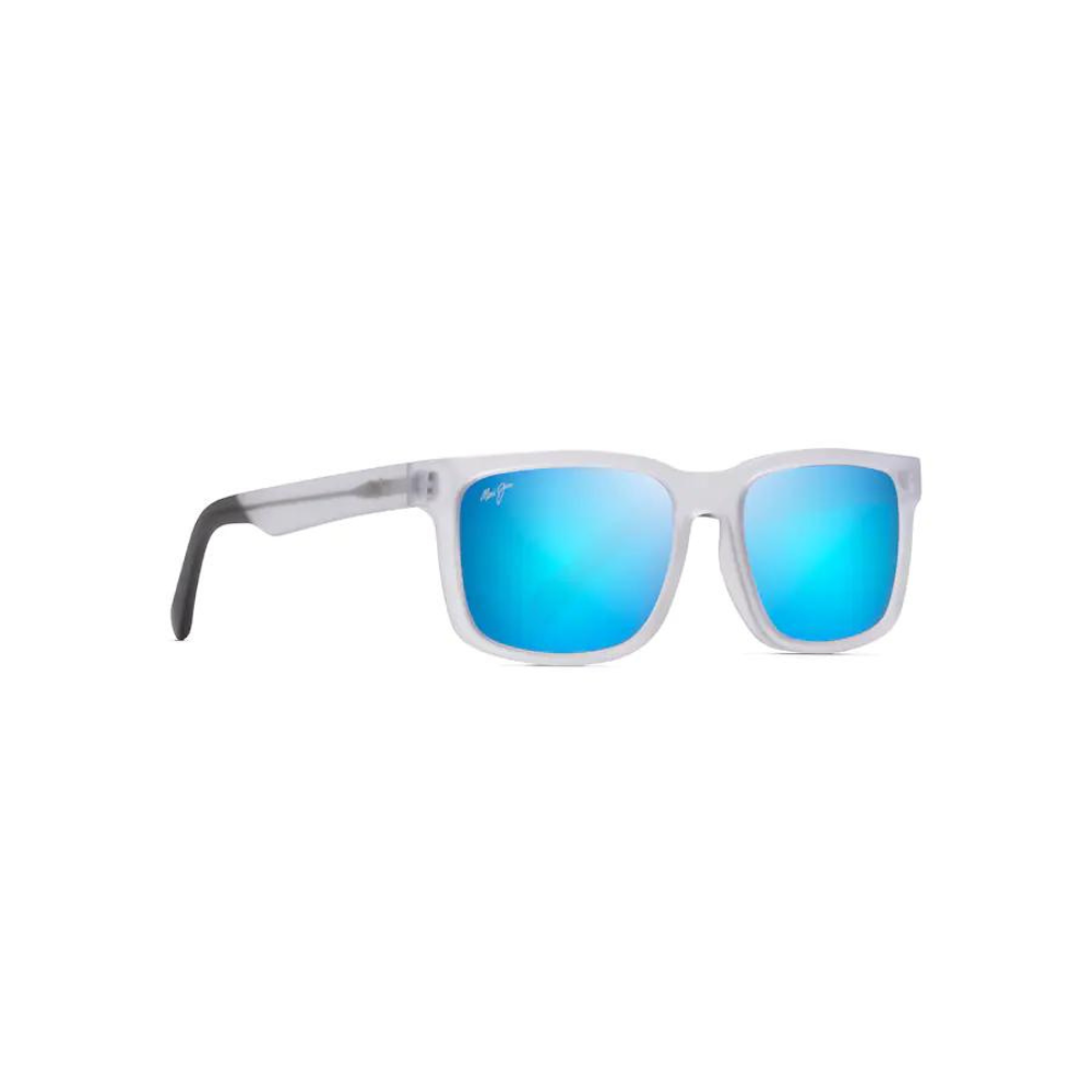 Maui Jim Stone Shack Polariazed Sunglasses MatteCrystalDKgreytips BlueHawaii