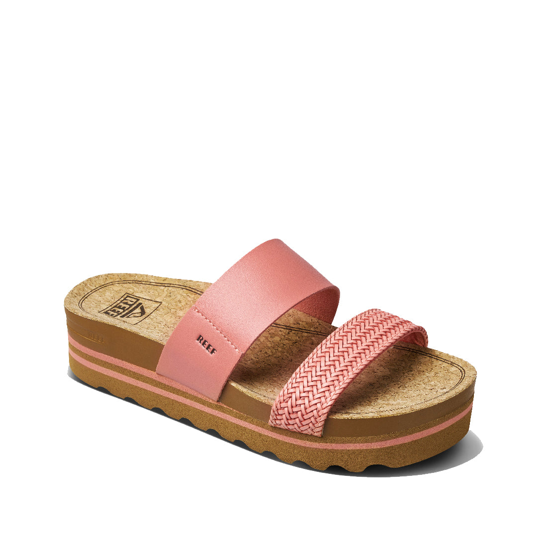 Reef Cushion Vista Hi Womens Sandal Rose 10