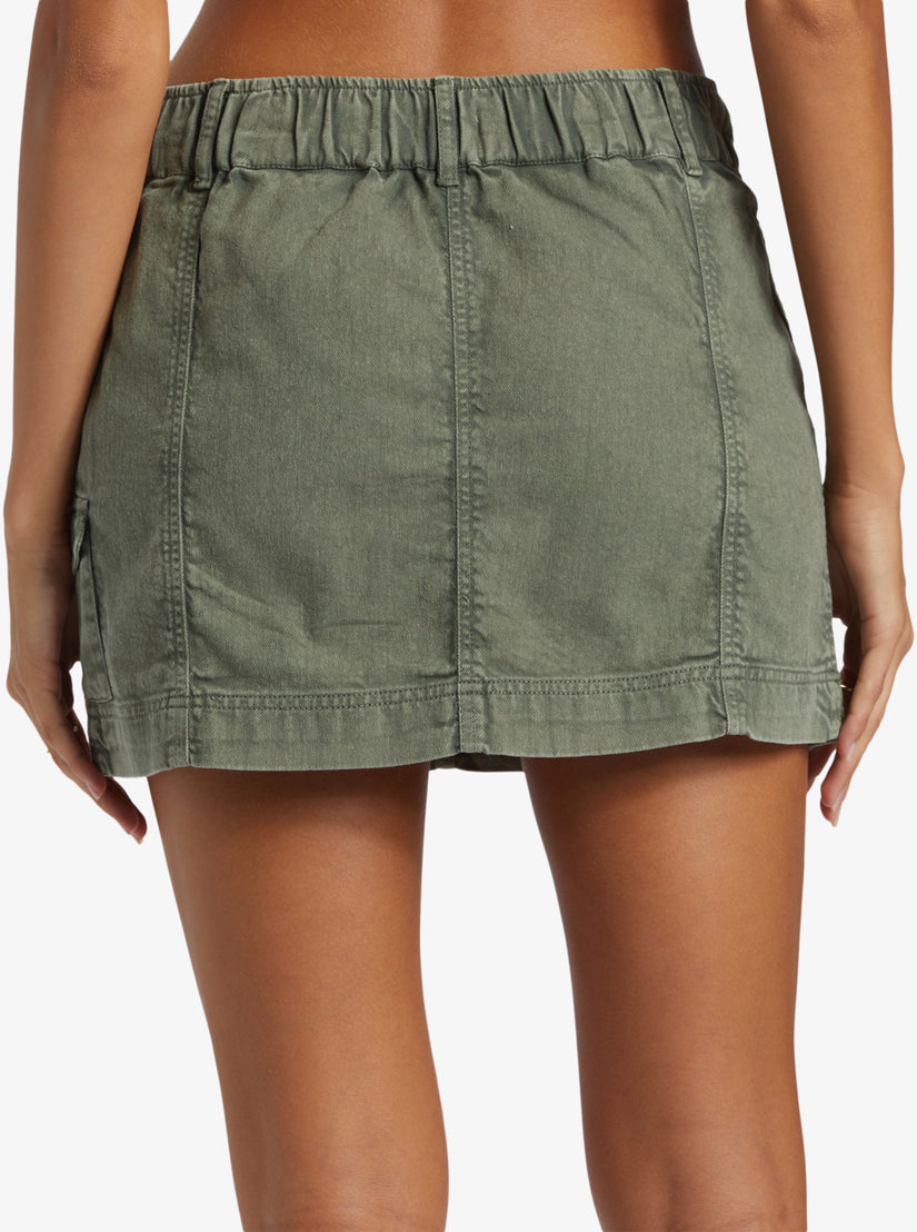 Roxy Roll With It Mini Cargo Skirt GZC0 S
