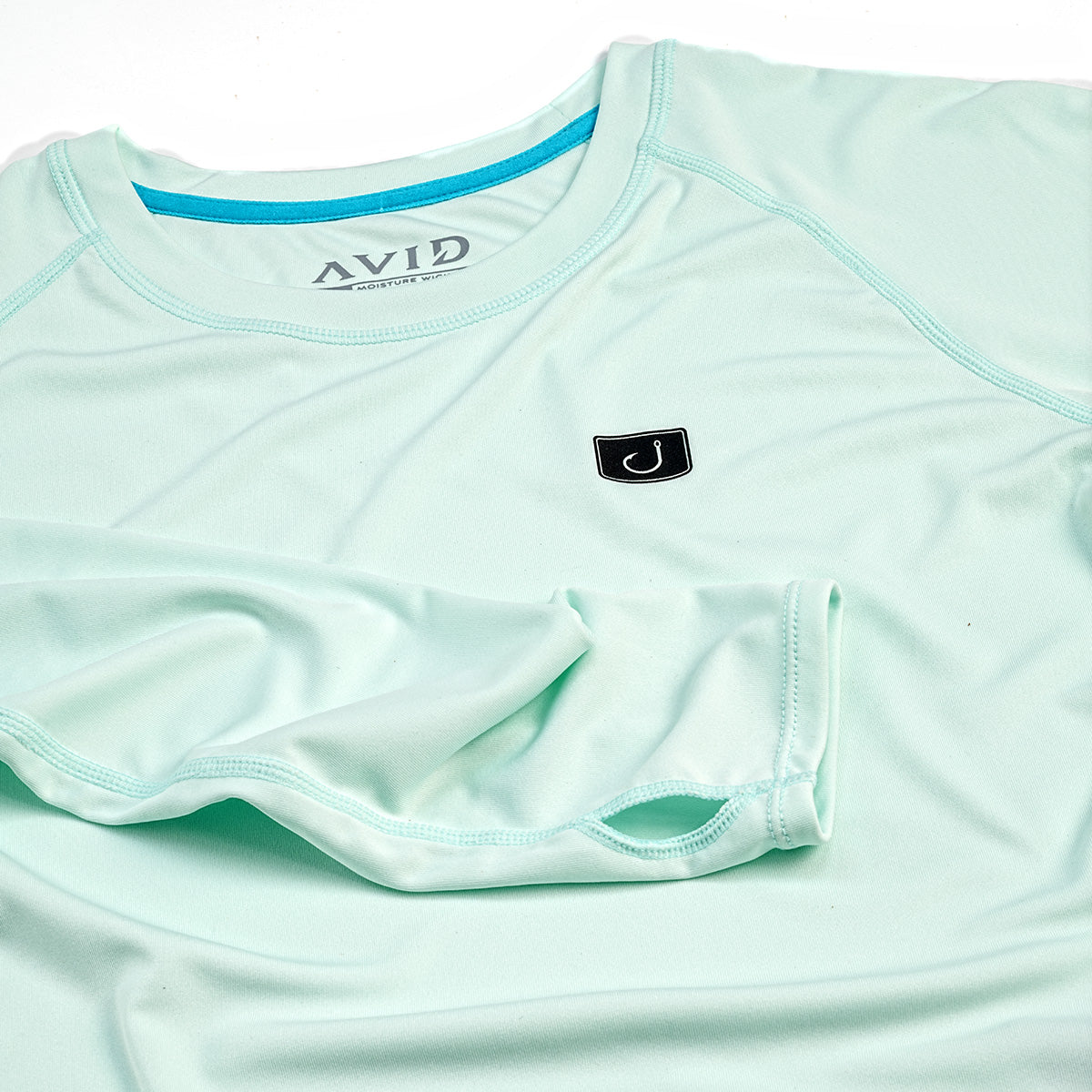 Avid Womens Inlet AVIDry 50+ UPF Long Sleeve Seafoam L