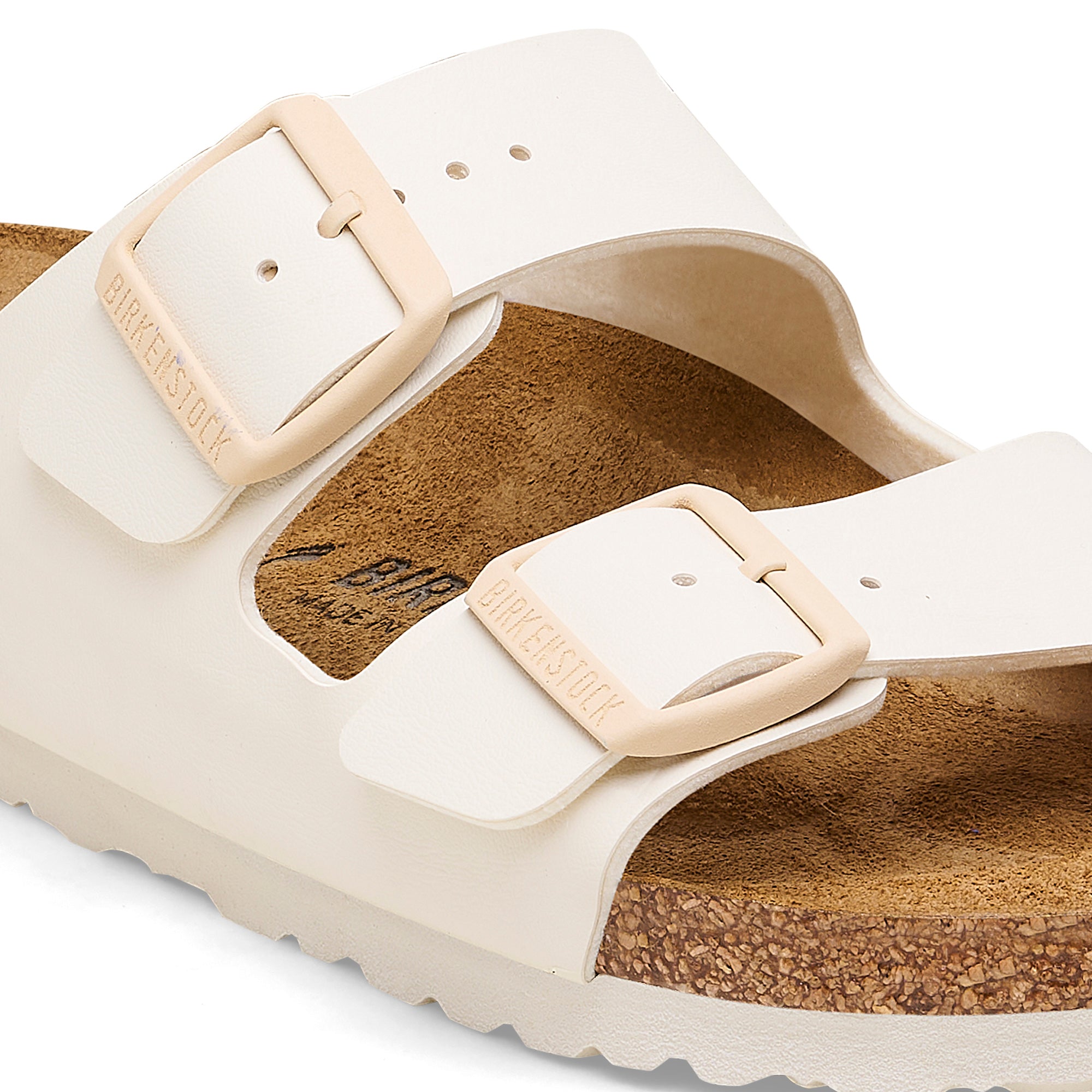 Birkenstock Arizona Womens Sandal Birko-Flor-Eggshell 9