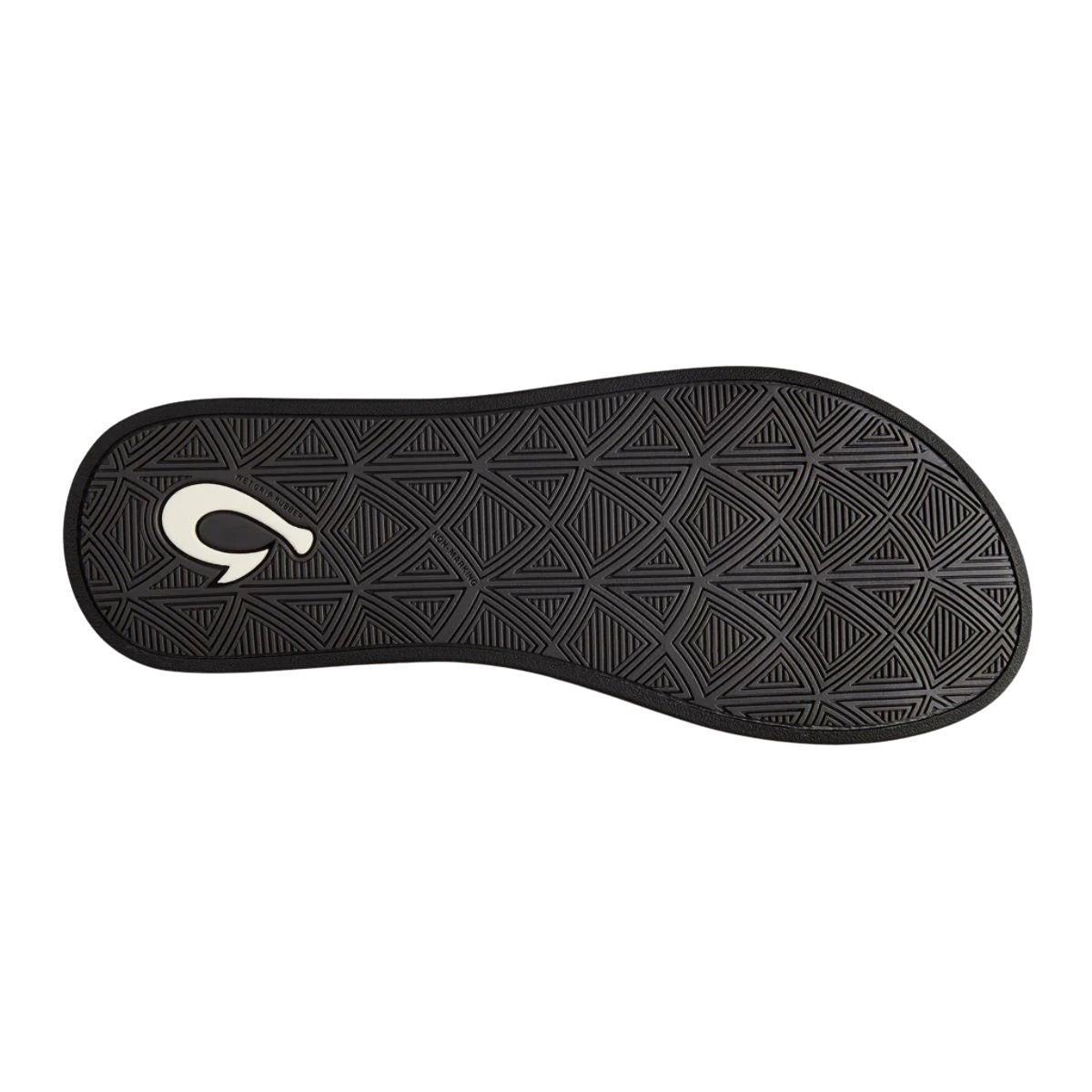 Olukai Puawe Womens Sandal 2K40-Silver-Black 6