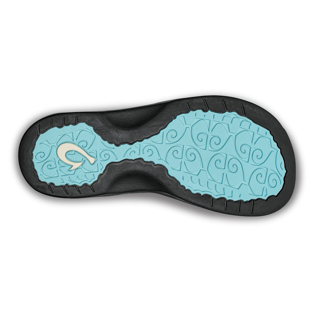 Olukai Ohana Womens Sandal 1V40-Sea Glass-Black 5