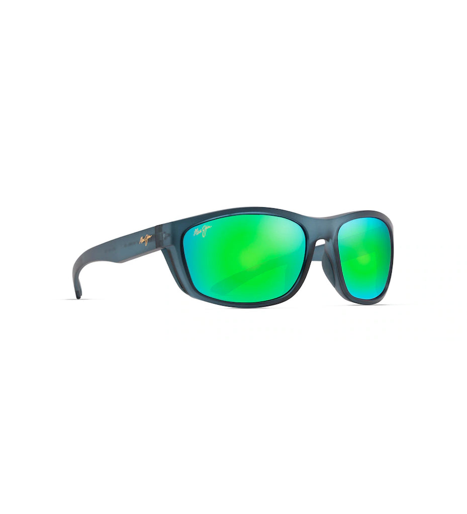 Maui Jim Nuu Landing Polarized Sunglasses MatteTealw/Aqua MauiGreen