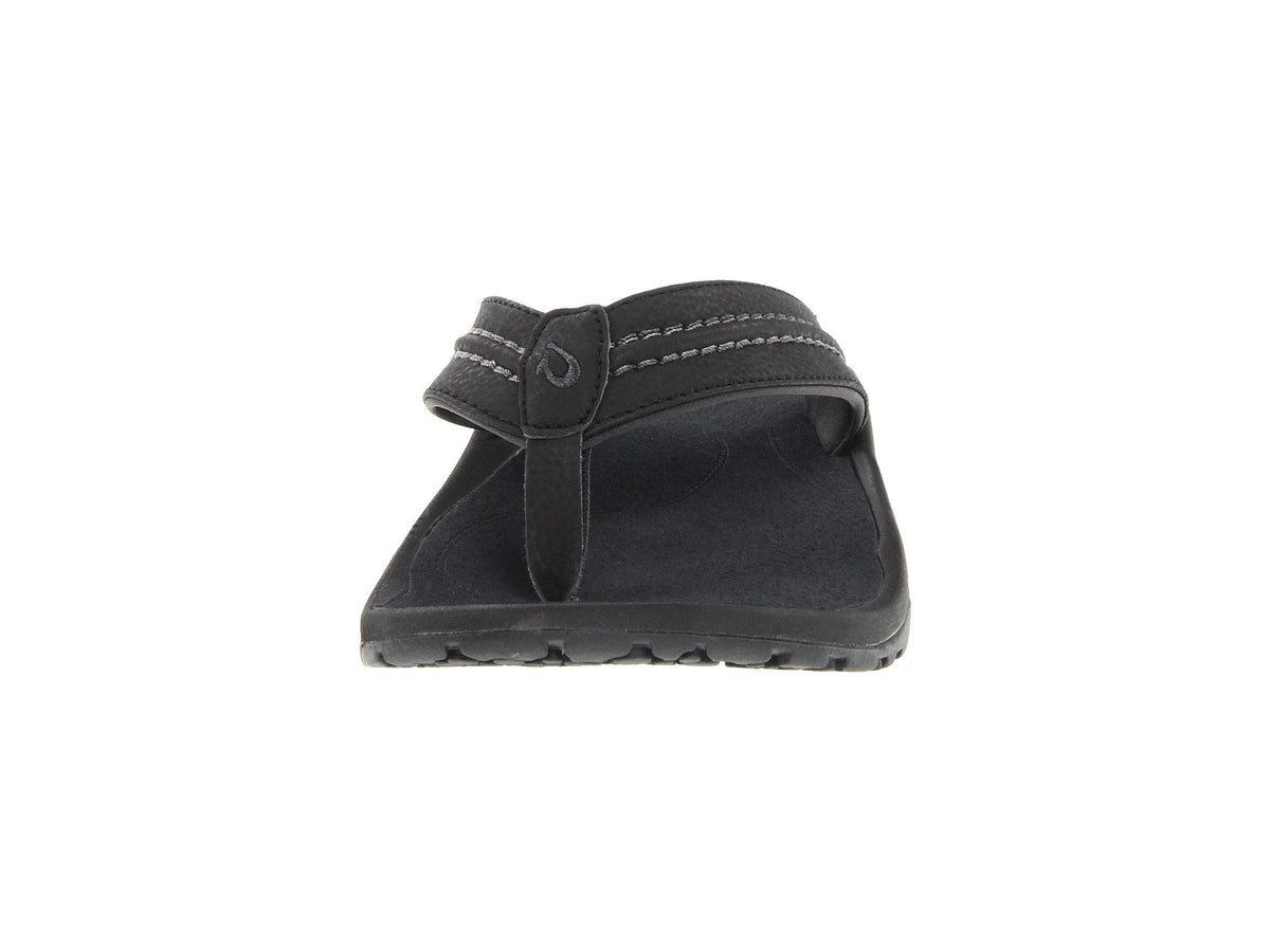 Olukai Hokua Mens Sandal 4042-Black-Dark Shadow 8