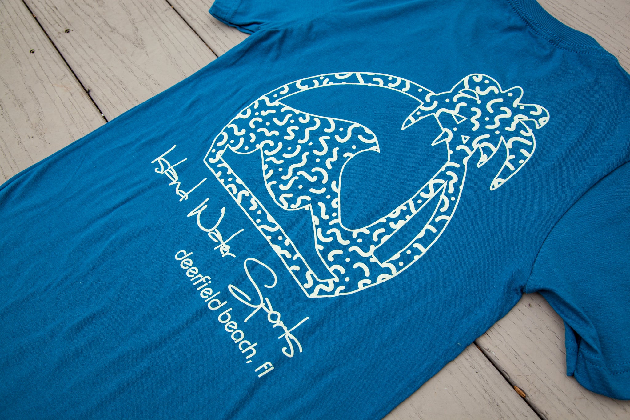 Island Water Sports Groovy Palm Short Sleeve Tee