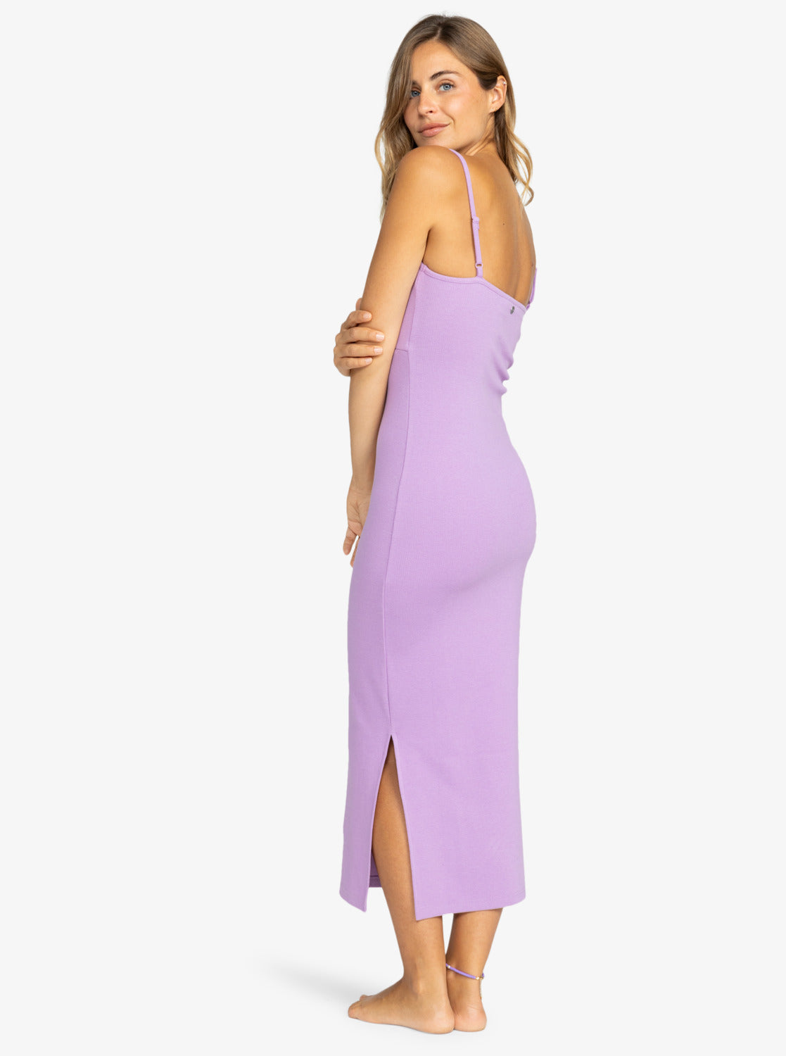 Roxy Wavey Lady Midi Dress PKL0 L