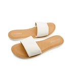 Volcom Simple Slide Womens Sandal WHT-White 8