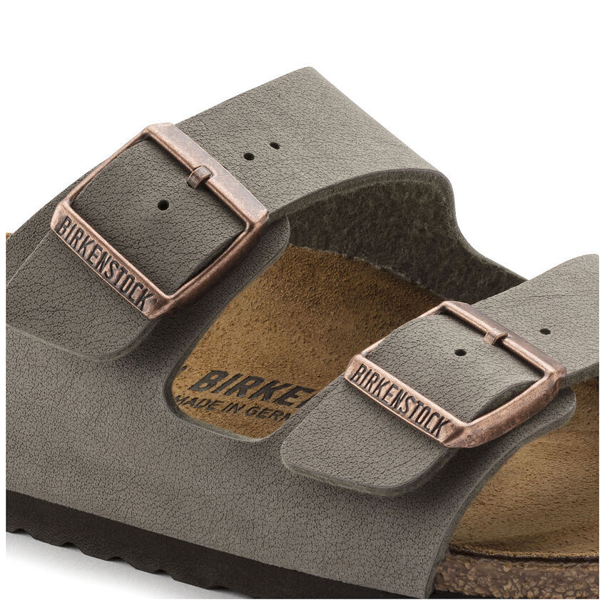 Birkenstock Arizona Mens Sandal Birkibuc-Stone 12