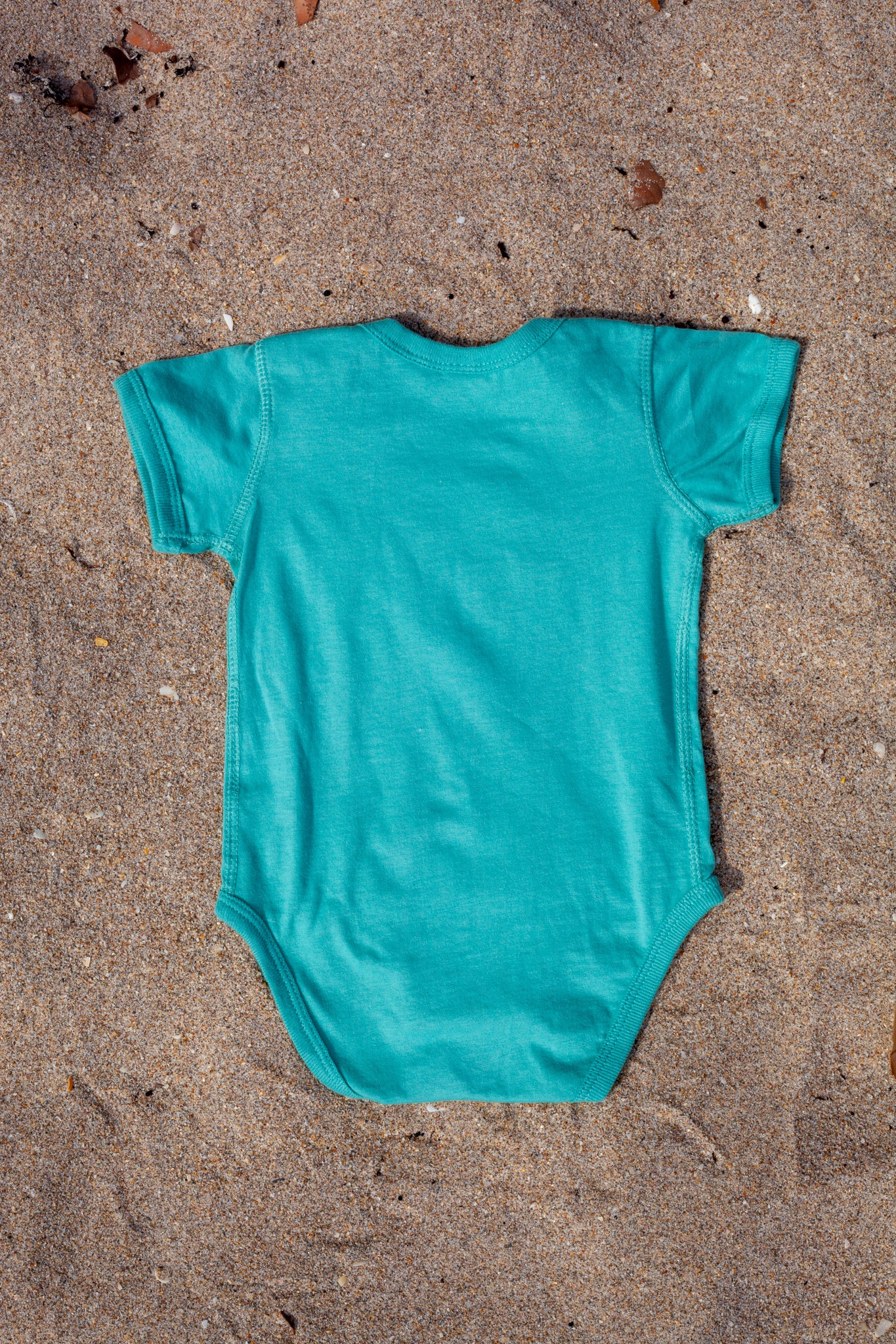 Island Water Sports Script Baby Onesie Saltwater-Navy 0M