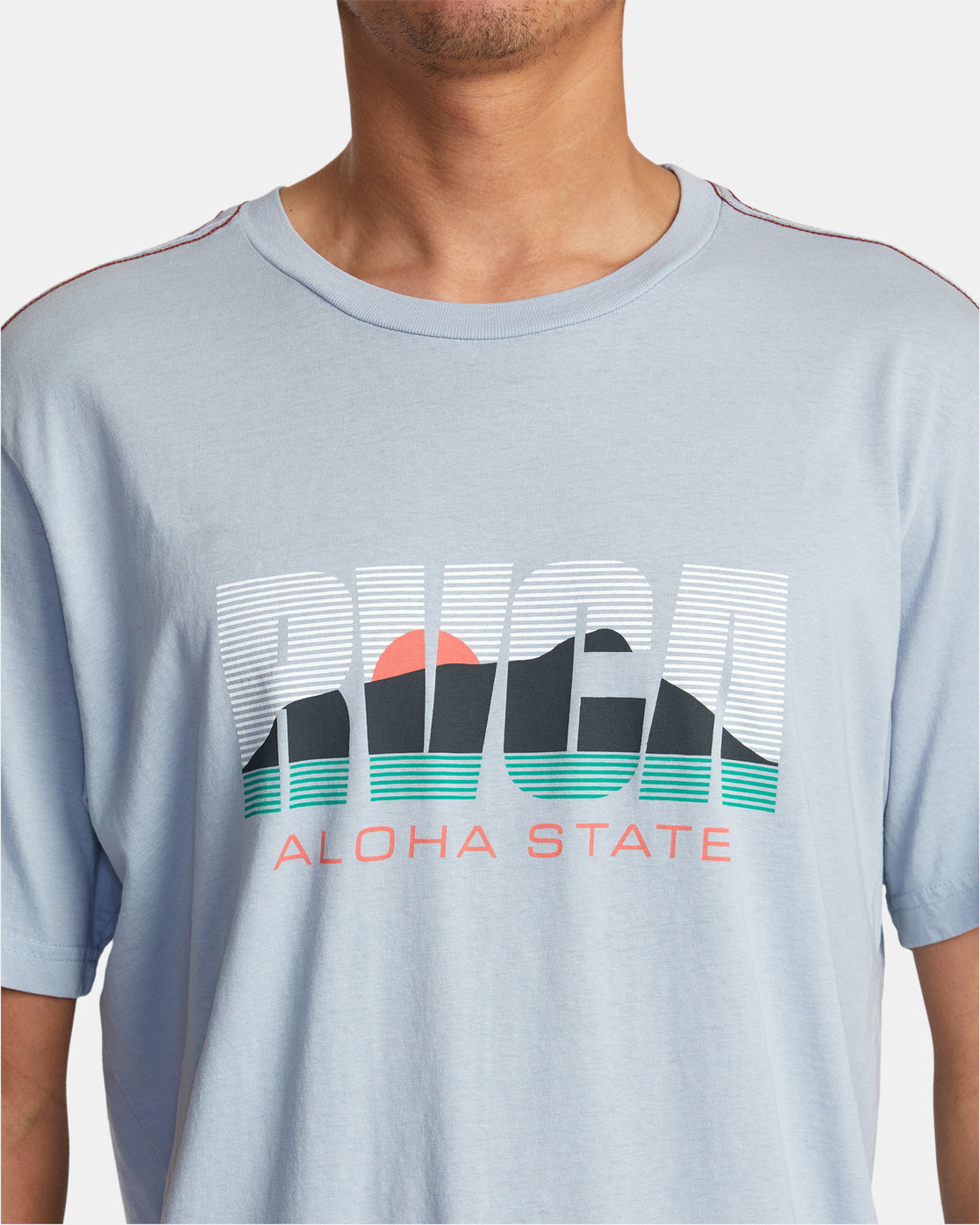 RVCA ALOHASTATE M TEES DJB-Deja Blue M