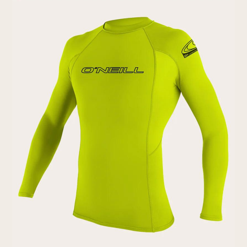 O'Neill Youth Performance Fit LS Rashguard 187-Lime 12