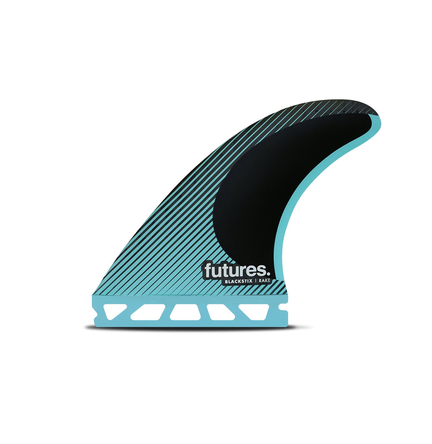 Futures Fins R4 Blackstix Thruster Fin Set Blue S