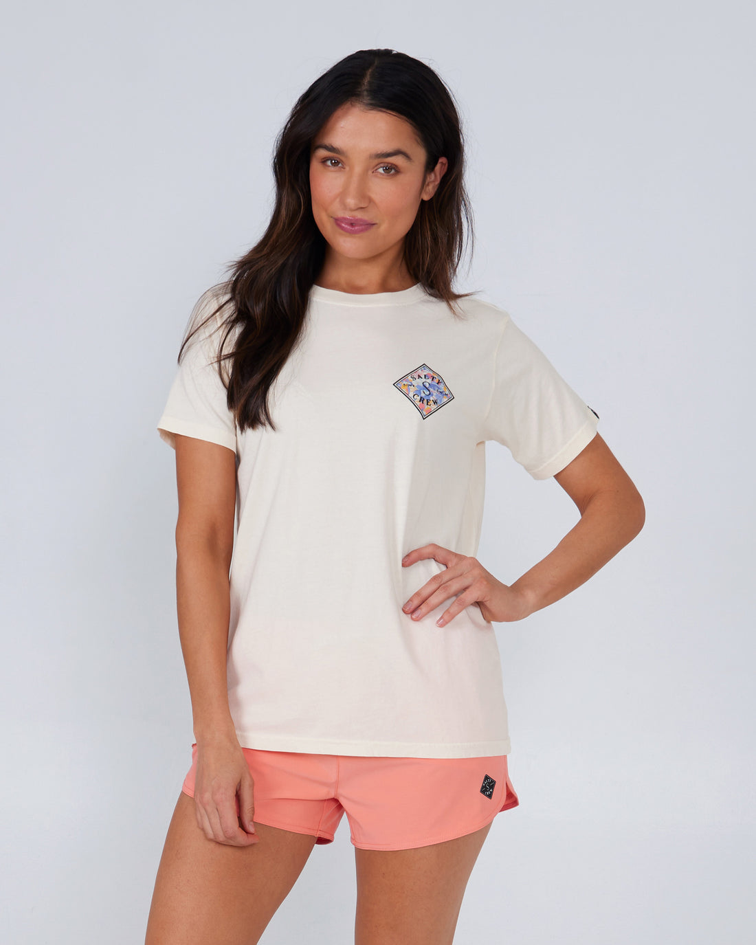 SALTY CREW PRINTED TIPPET BOYFRIEND TEE BONE S